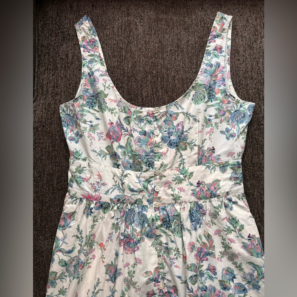 J. Crew Floral Asymmetrical Dress - Multicolor